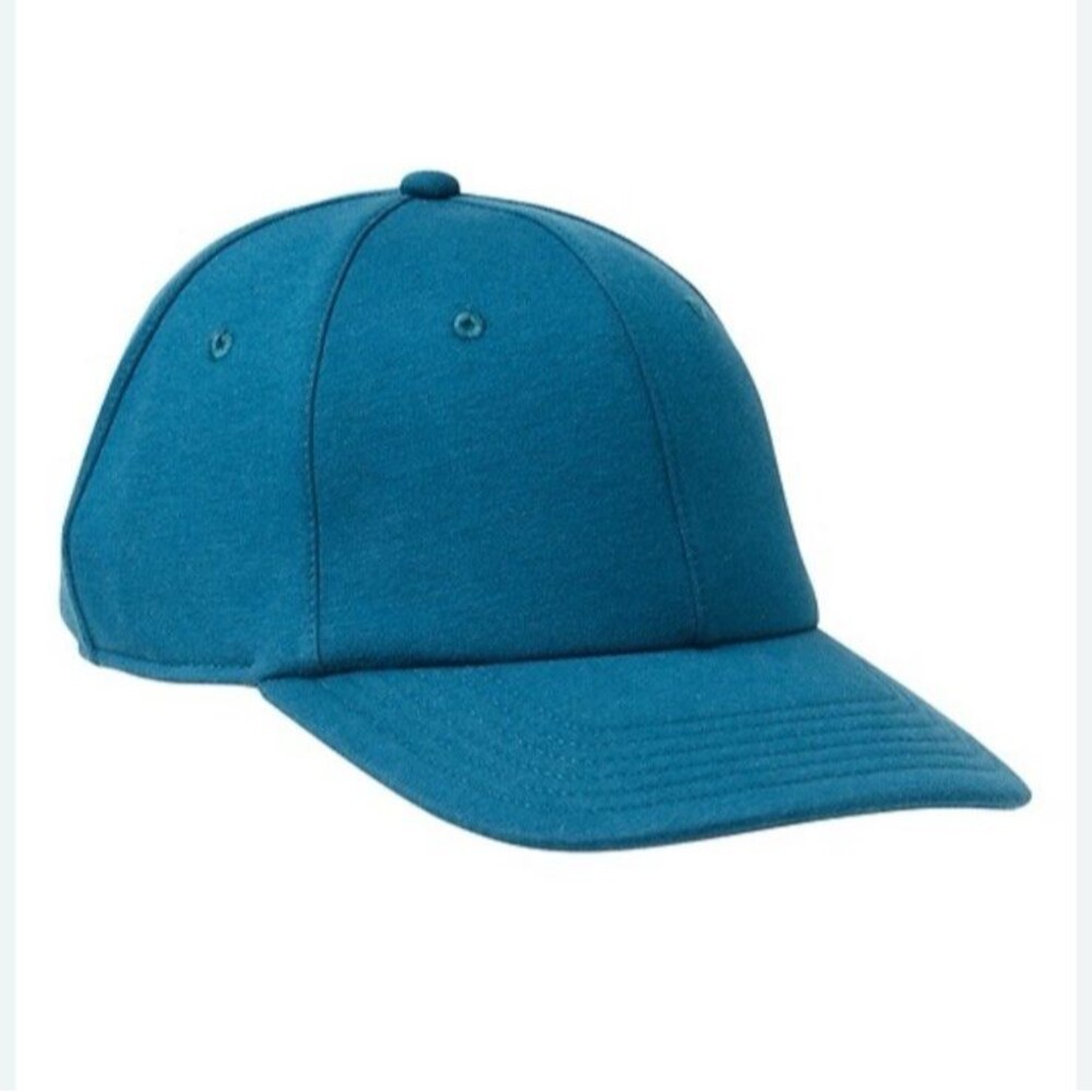 Athleta Women's One Size Blue TRIUMPH Kinetic Baseball Cap Sardinia Blue Knit